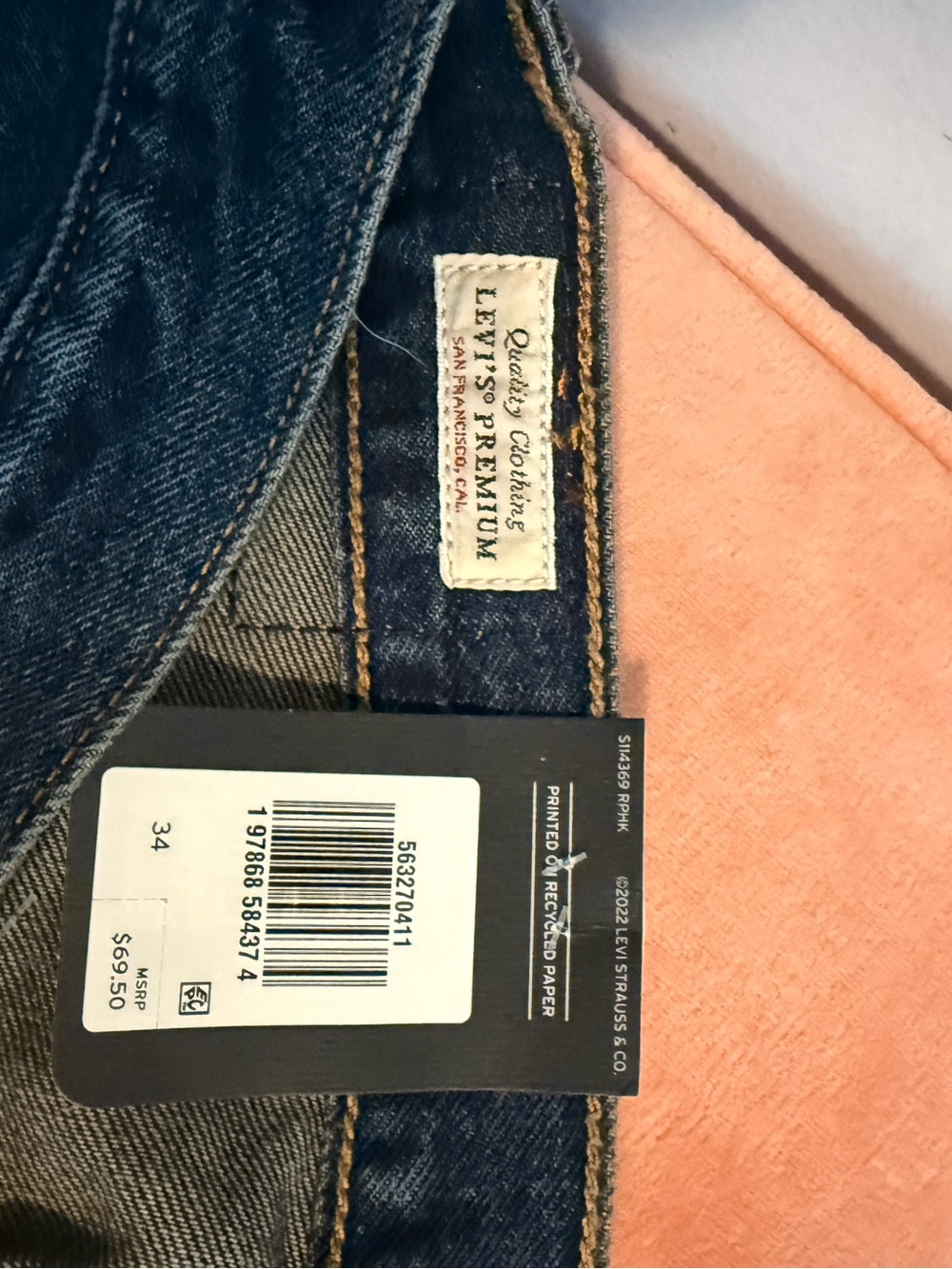 Levi’s 501 Jean Shorts 34 NWT - Picture 4 of 7